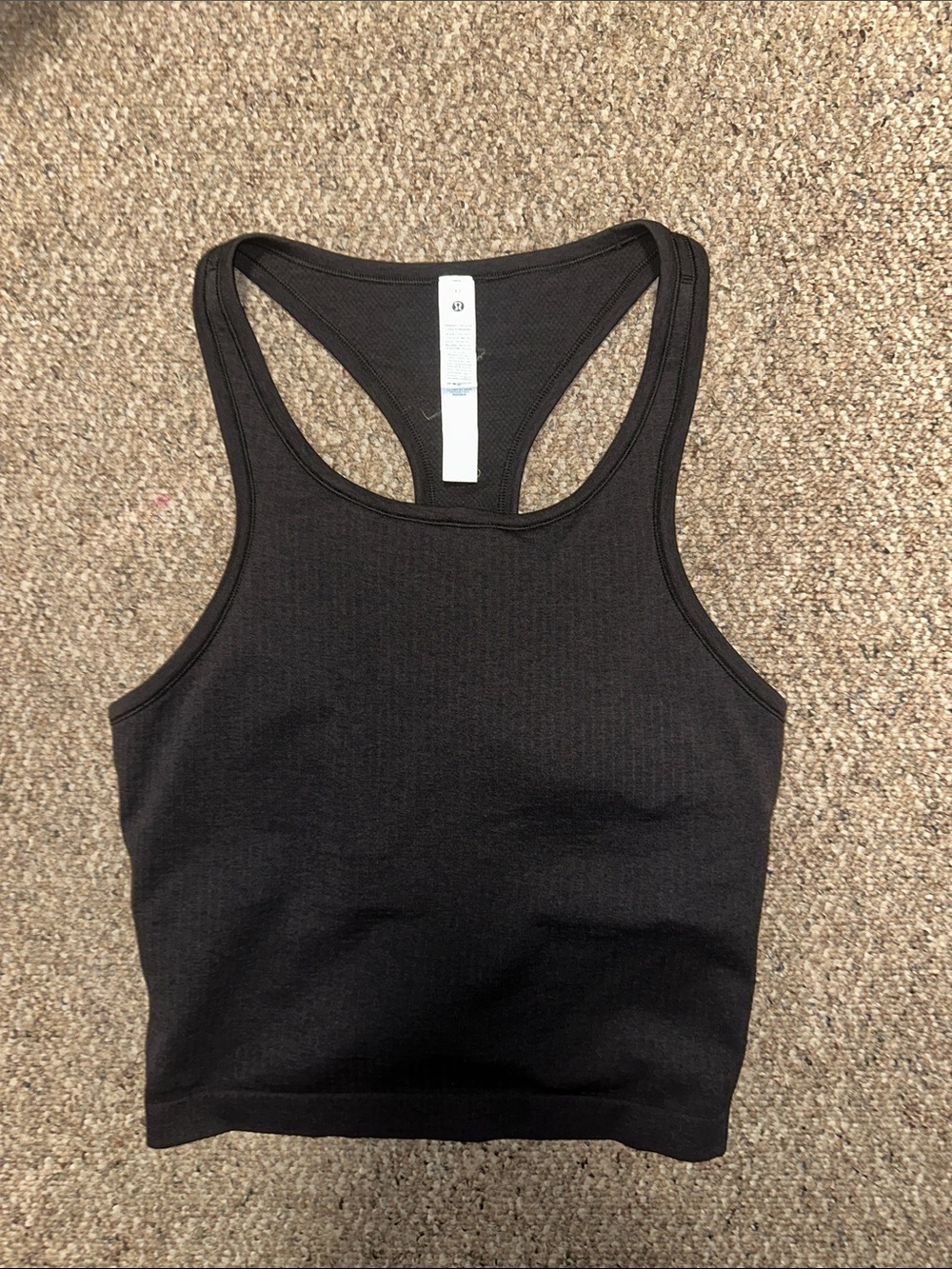 Lululemon Ebb To Street Racerback Crop Tank
Black